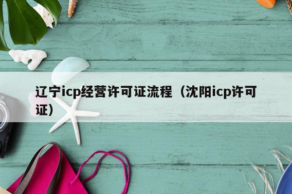 辽宁icp经营许可证流程（沈阳icp许可证）