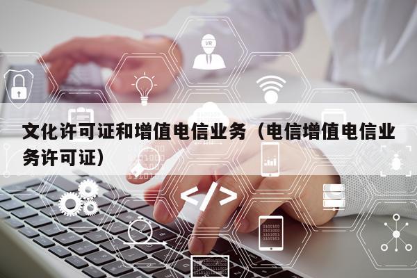 文化许可证和增值电信业务（电信增值电信业务许可证）