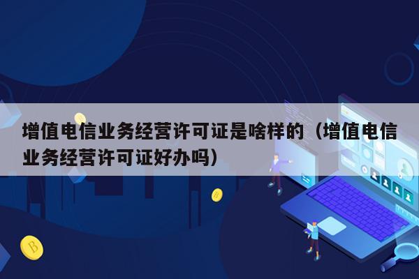 增值电信业务经营许可证是啥样的（增值电信业务经营许可证好办吗）