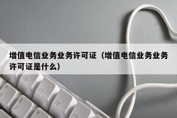 增值电信业务业务许可证（增值电信业务业务许可证是什么）