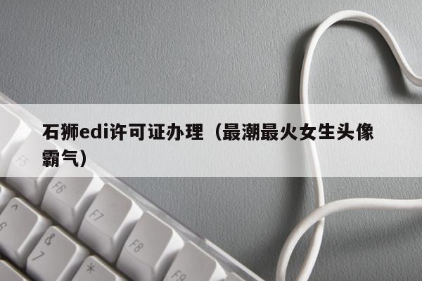 石狮edi许可证办理（最潮最火女生头像 霸气）