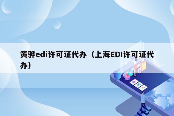 黄骅edi许可证代办（上海EDI许可证代办）